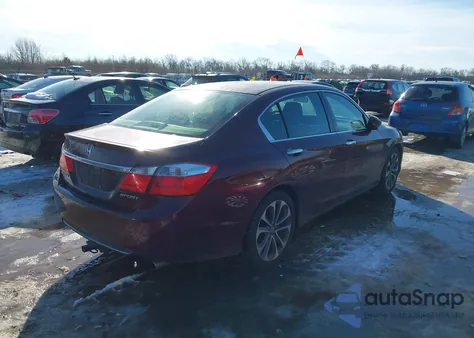 2013 Honda Accord Sport from USA, damaged, VIN 1HGCR2F57DA242092